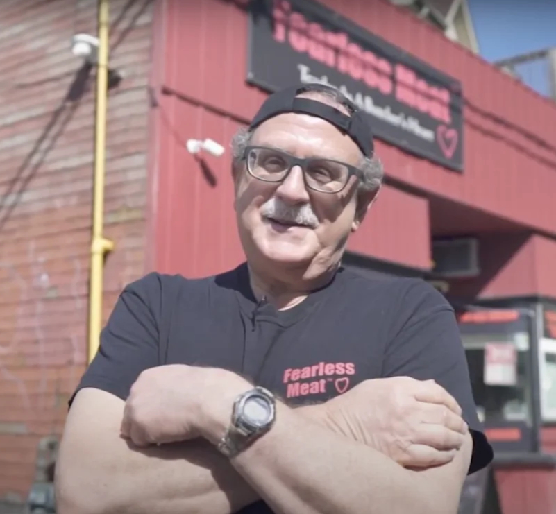 David Brown, owner of Fearless Meat
